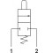 Пневморозподільник 2VM0121 2/2NC-М5-M AZ