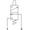 Пневморозподільник 2VM0112 3/2NC-T4-M AZ Пневморозподільник 2VM0112 3/2NC-T4-M AZ