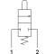 Пневморозподільник 2VM0409 3/2NC-T4-M AZ Пневморозподільник 2VM0409 3/2NC-T4-M AZ