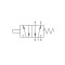 Пневморозподільник 2VM0804 5/2-1/8-M AG Пневморозподільник 2VM0804 5/2-1/8-M AG