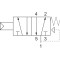 Пневморозподільник 2VP0101 5/2-1/8-M (521 MC) AZ