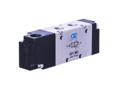 Пневморозподільник 2VP0101 5/2-1/8-M (521 MC) AZ Пневморозподільник 2VP0101 5/2-1/8-M (521 MC) AZ